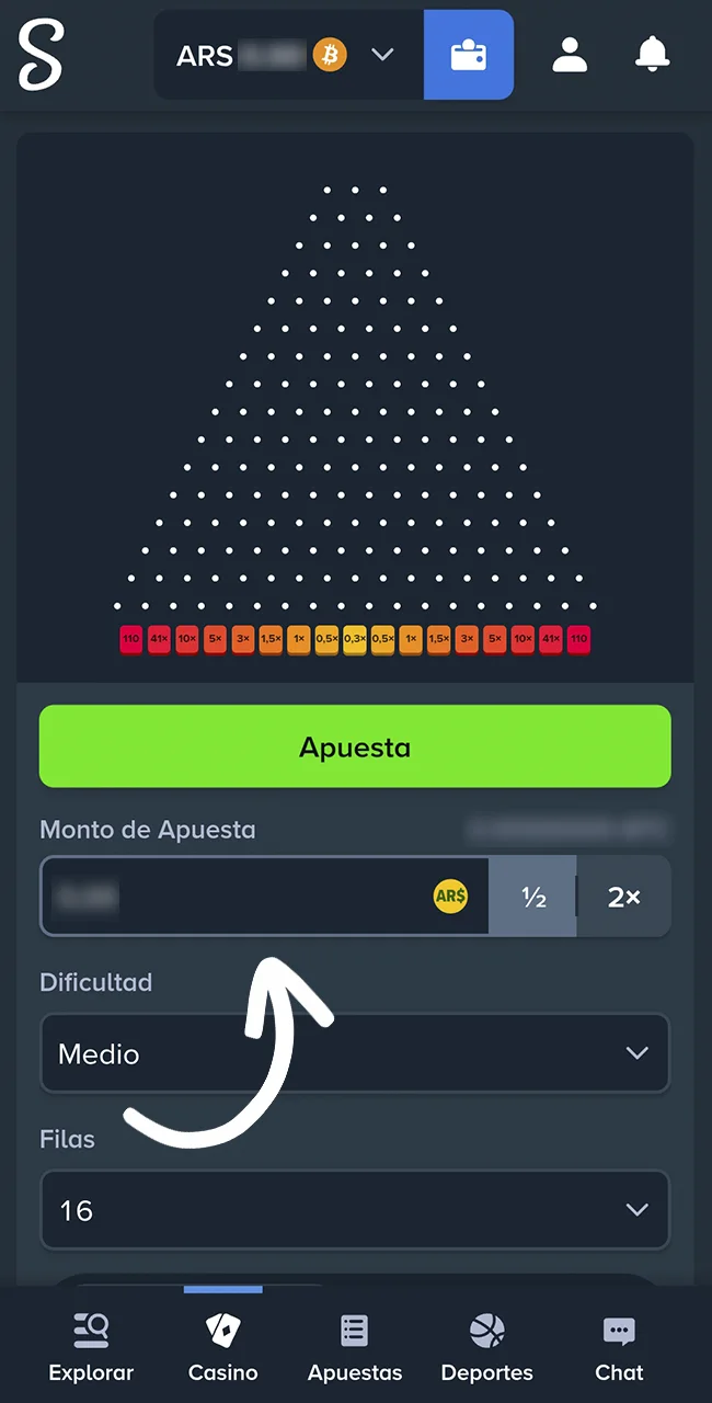 Configurá tus límites de apuesta dentro del sitio oficial Stake ahora.