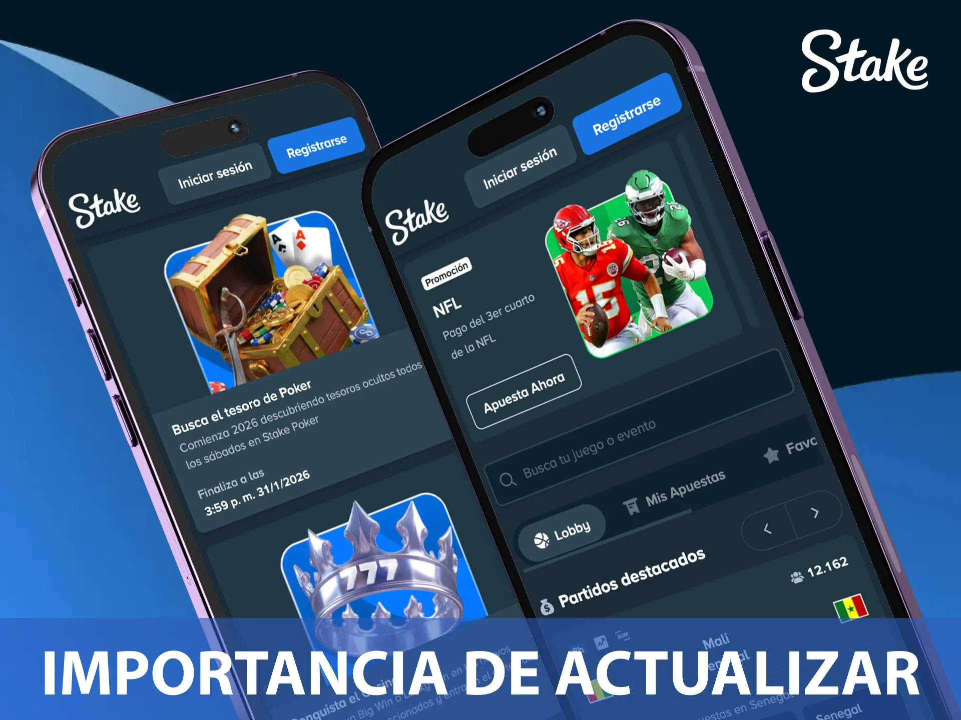 Comprende la importancia de actualizar la App Stake para mejorar tu seguridad.